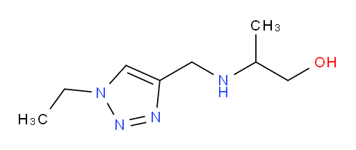 2-{[(1-ethyl-1H-1,2,3-triazol-4-yl)methyl]amino}propan-1-ol