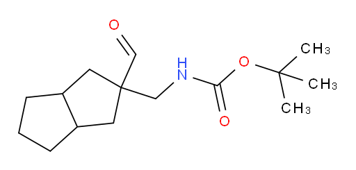 tert-butyl N-[(2-formyl-octahydropentalen-2-yl)methyl]carbamate