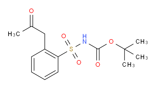 tert-butyl N-[2-(2-oxopropyl)benzenesulfonyl]carbamate