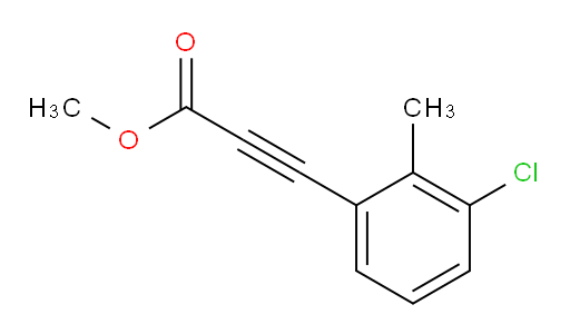 methyl 3-(3-chloro-2-methylphenyl)prop-2-ynoate