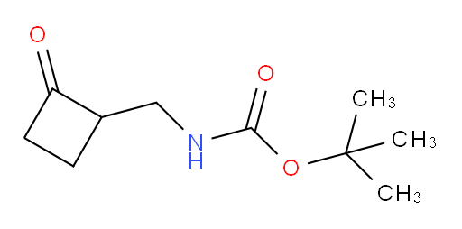 tert-butyl N-[(2-oxocyclobutyl)methyl]carbamate