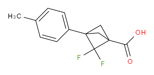 2,2-difluoro-3-(4-methylphenyl)bicyclo[1.1.1]pentane-1-carboxylic acid
