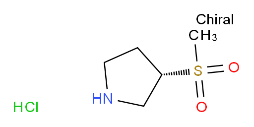 (3S)-3-methanesulfonylpyrrolidine hydrochloride
