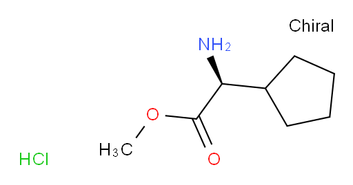 methyl (2S)-2-amino-2-cyclopentylacetate hydrochloride