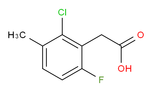 2-(2-chloro-6-fluoro-3-methylphenyl)acetic acid