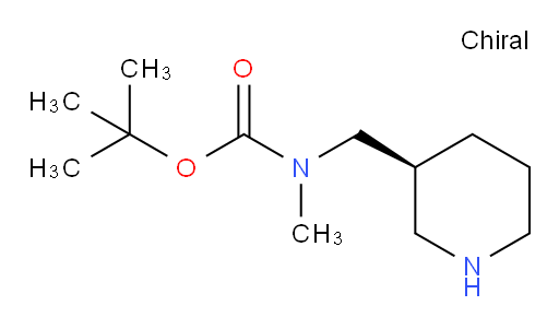 tert-butyl N-methyl-N-{[(3S)-piperidin-3-yl]methyl}carbamate