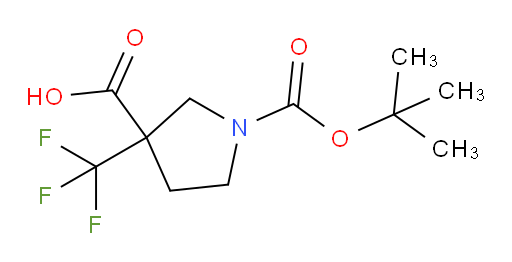 1-[(tert-butoxy)carbonyl]-3-(trifluoromethyl)pyrrolidine-3-carboxylic acid