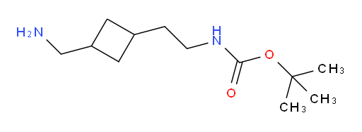 tert-butyl N-{2-[3-(aminomethyl)cyclobutyl]ethyl}carbamate