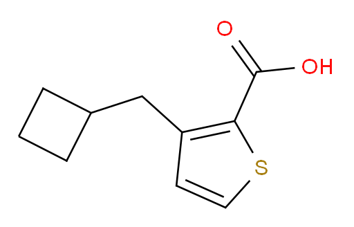 3-(cyclobutylmethyl)thiophene-2-carboxylic acid
