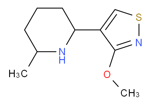 2-(3-methoxy-1,2-thiazol-4-yl)-6-methylpiperidine