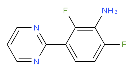 2,6-difluoro-3-(pyrimidin-2-yl)aniline