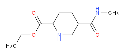 ethyl 5-(methylcarbamoyl)piperidine-2-carboxylate