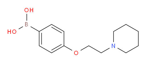 {4-[2-(piperidin-1-yl)ethoxy]phenyl}boronic acid