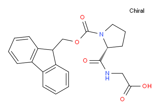 2-{[(2R)-1-{[(9H-fluoren-9-yl)methoxy]carbonyl}pyrrolidin-2-yl]formamido}acetic acid