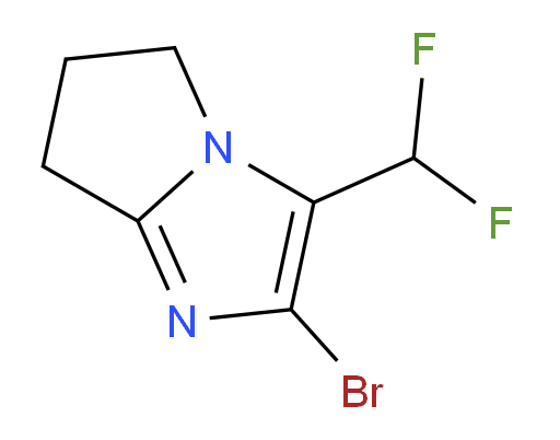 2-bromo-3-(difluoromethyl)-5H,6H,7H-pyrrolo[1,2-a]imidazole