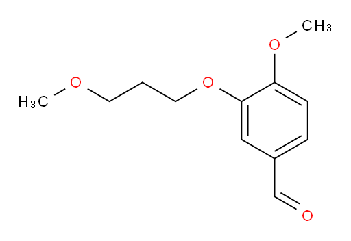 4-methoxy-3-(3-methoxypropoxy)benzaldehyde
