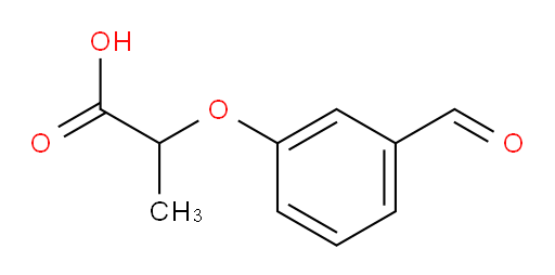 2-(3-formylphenoxy)propanoic acid
