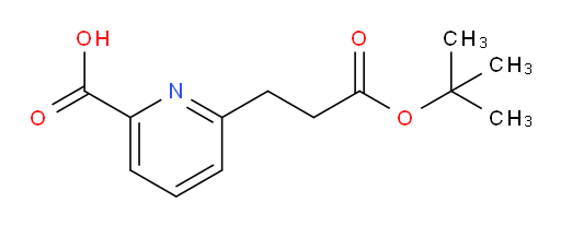6-[3-(tert-butoxy)-3-oxopropyl]pyridine-2-carboxylic acid