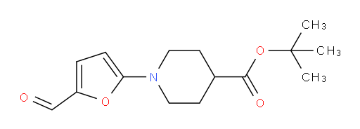 tert-butyl 1-(5-formylfuran-2-yl)piperidine-4-carboxylate