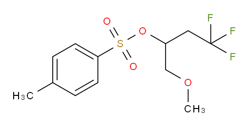 4,4,4-trifluoro-1-methoxybutan-2-yl 4-methylbenzene-1-sulfonate