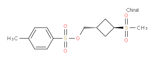 [(1r,3r)-3-methanesulfonylcyclobutyl]methyl 4-methylbenzene-1-sulfonate
