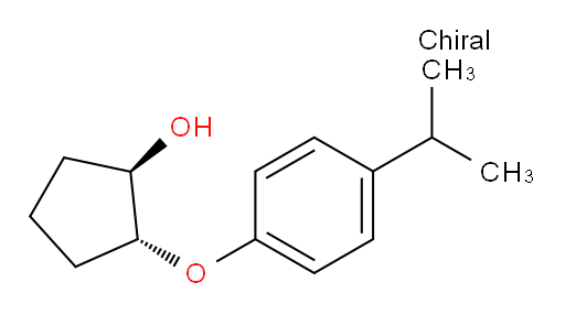 (1R,2R)-2-[4-(propan-2-yl)phenoxy]cyclopentan-1-ol