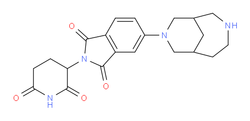5-{3,8-diazabicyclo[4.3.1]decan-8-yl}-2-(2,6-dioxopiperidin-3-yl)-2,3-dihydro-1H-isoindole-1,3-dione