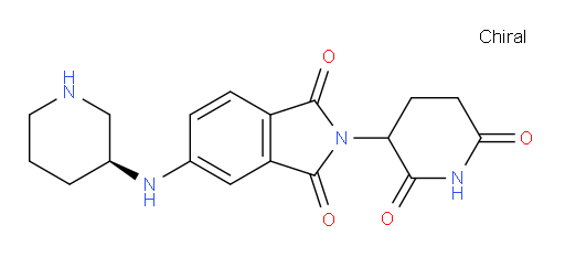 2-(2,6-dioxopiperidin-3-yl)-5-{[(3S)-piperidin-3-yl]amino}-2,3-dihydro-1H-isoindole-1,3-dione