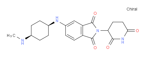 2-(2,6-dioxopiperidin-3-yl)-5-{[(1s,4s)-4-(methylamino)cyclohexyl]amino}-2,3-dihydro-1H-isoindole-1,3-dione