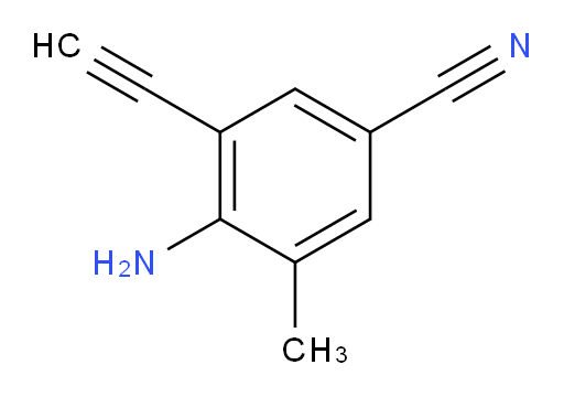 4-amino-3-ethynyl-5-methylbenzonitrile