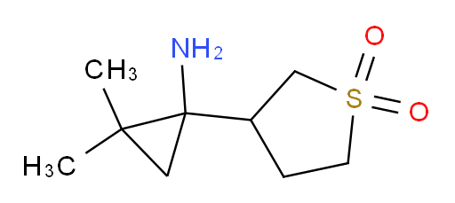 3-(1-amino-2,2-dimethylcyclopropyl)-1lambda6-thiolane-1,1-dione