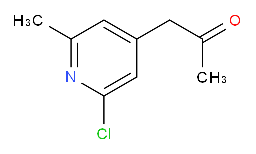 1-(2-chloro-6-methylpyridin-4-yl)propan-2-one