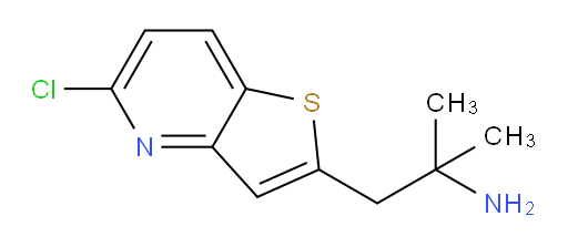 1-{5-chlorothieno[3,2-b]pyridin-2-yl}-2-methylpropan-2-amine