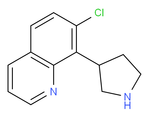 7-chloro-8-(pyrrolidin-3-yl)quinoline
