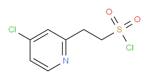 2-(4-chloropyridin-2-yl)ethane-1-sulfonyl chloride