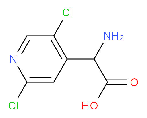 2-amino-2-(2,5-dichloropyridin-4-yl)acetic acid
