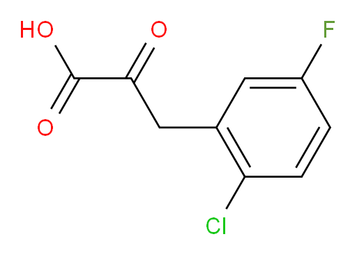 3-(2-chloro-5-fluorophenyl)-2-oxopropanoic acid