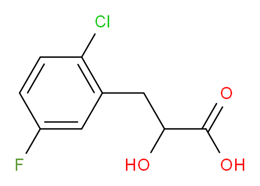 3-(2-chloro-5-fluorophenyl)-2-hydroxypropanoic acid