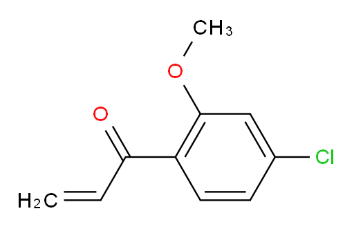 1-(4-chloro-2-methoxyphenyl)prop-2-en-1-one