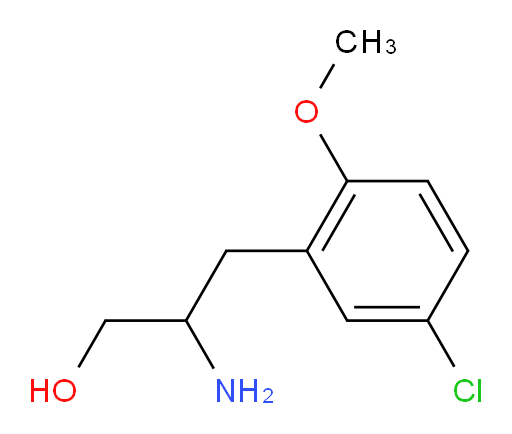 2-amino-3-(5-chloro-2-methoxyphenyl)propan-1-ol