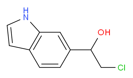 2-chloro-1-(1H-indol-6-yl)ethan-1-ol