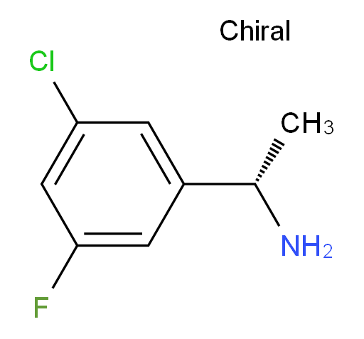 (1S)-1-(3-chloro-5-fluorophenyl)ethan-1-amine