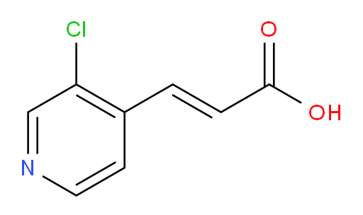 3-(3-chloropyridin-4-yl)prop-2-enoic acid