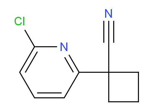 1-(6-chloropyridin-2-yl)cyclobutane-1-carbonitrile