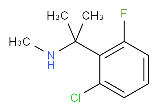[2-(2-chloro-6-fluorophenyl)propan-2-yl](methyl)amine