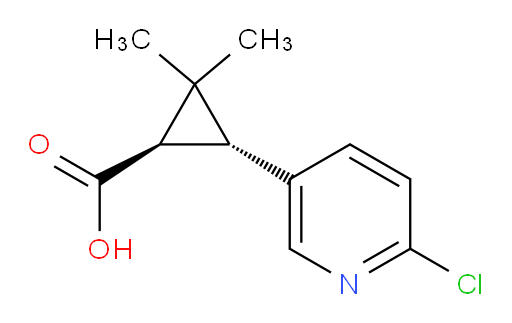 rac-(1R,3R)-3-(6-chloropyridin-3-yl)-2,2-dimethylcyclopropane-1-carboxylic acid