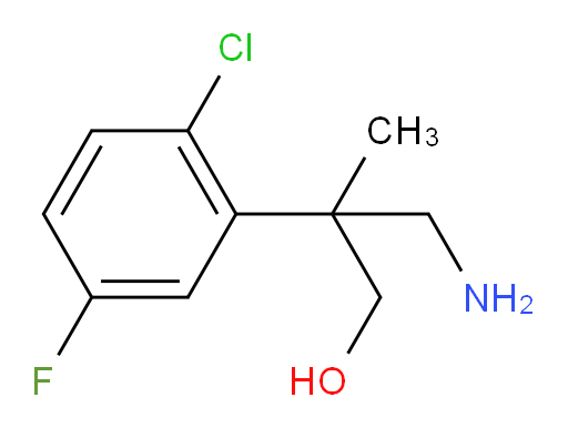 3-amino-2-(2-chloro-5-fluorophenyl)-2-methylpropan-1-ol