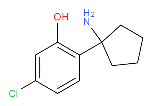 2-(1-aminocyclopentyl)-5-chlorophenol