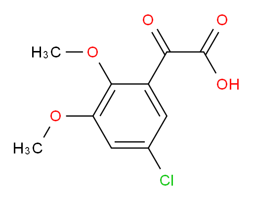 2-(5-chloro-2,3-dimethoxyphenyl)-2-oxoacetic acid