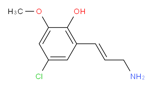 2-(3-aminoprop-1-en-1-yl)-4-chloro-6-methoxyphenol